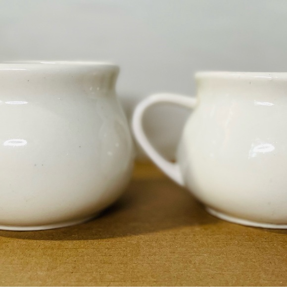 VTG Chicken Soup & Mushroom Soup Recipe Ceramic 4” W X 3 1/2” H Set Of One Each - Picture 5 of 6